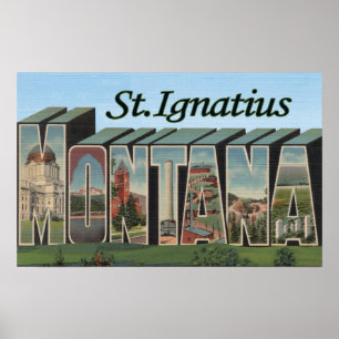Ignatius, Montana Poster
