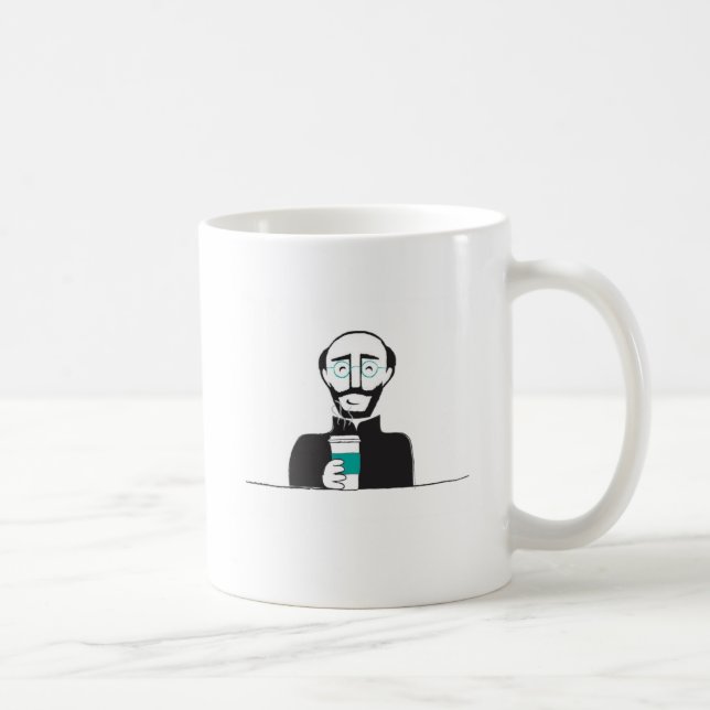 Ignatius und sein Kaffee Anzeige majorem Dei Tasse (Rechts)