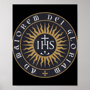 Ignatius von Loyola Society of Jesus katholische T Poster
