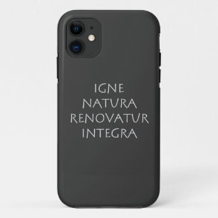 Igne natura renoatur integra Case-Mate iPhone hülle
