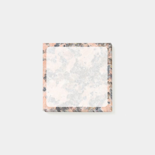 Igneous Granite- Geologist's Rock Textured Post-it Klebezettel (Vorderseite)