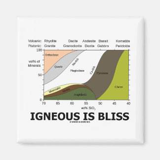 Igneous ist Bliss (Geologie Ignoranz ist Bliss) Magnet