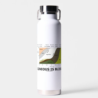 Igneous ist Bliss Silica Geologie Spaß Trinkflasche