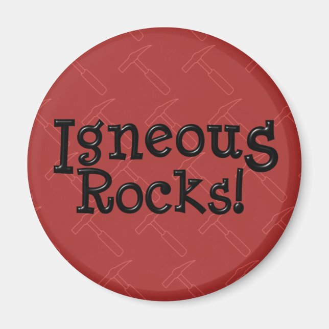 Igneous Rocks! Magnet (Vorne)