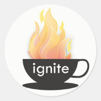Ignite: Der weiße Sticker