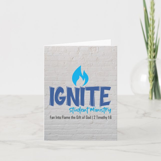 Ignite Note Card Feiertagskarte (Vorderseite)
