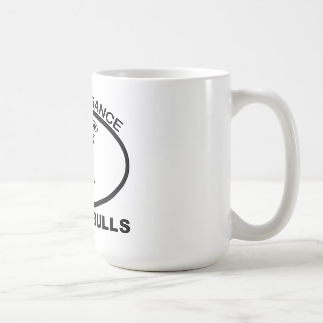 IGNORANZ NICHT PITBULL DES VERBOT-PITBULL KAFFEETASSE (Rechts)
