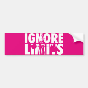 IGNORE BEGRENZUNGEN - Motivierend Weichtraben von  Autoaufkleber