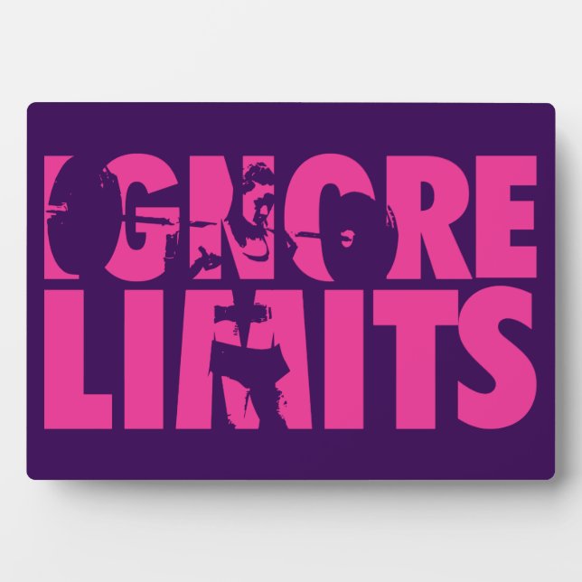 IGNORE BEGRENZUNGEN - Motivierend Weichtraben von  Fotoplatte (Vorderseite)