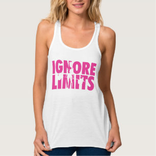 IGNORE LIMITS - CrossFit WOD Motivierend Tank Top