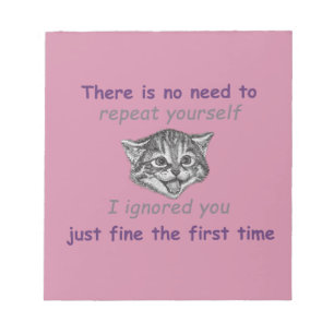 Ignorieren Notizblock