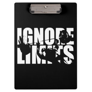 Ignorieren von Grenzen - Druckertreiber - Workout  Klemmbrett