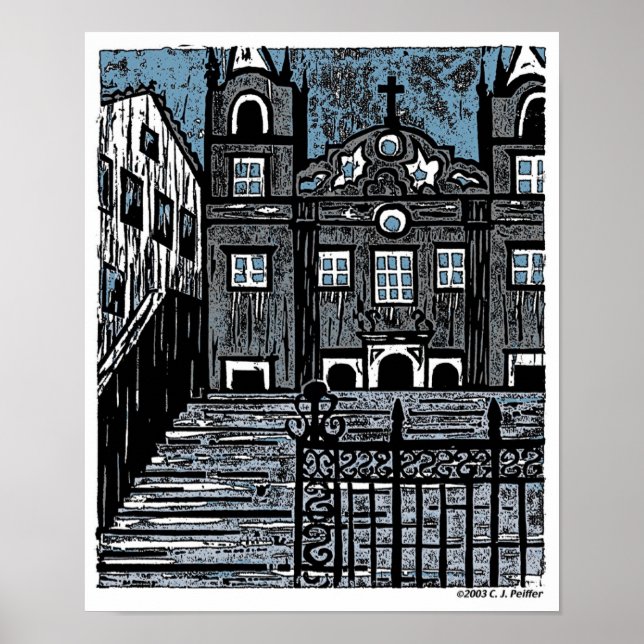 'Igreja Nosso Senhor do Passo' Poster (Vorne)