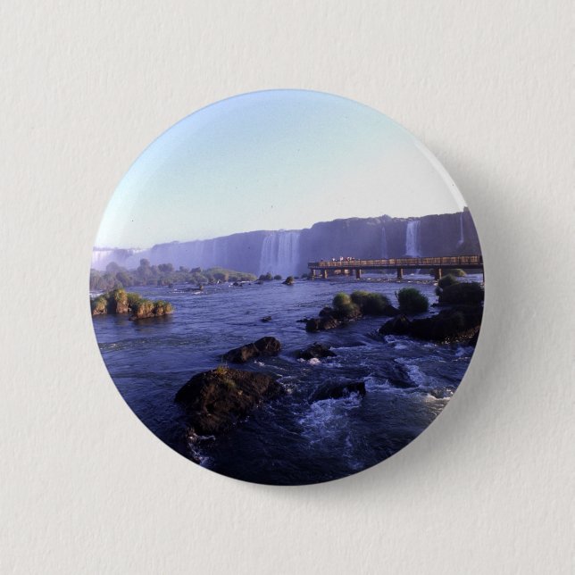 Iguacu fällt Brasilien und Argentinien Button (Vorderseite)
