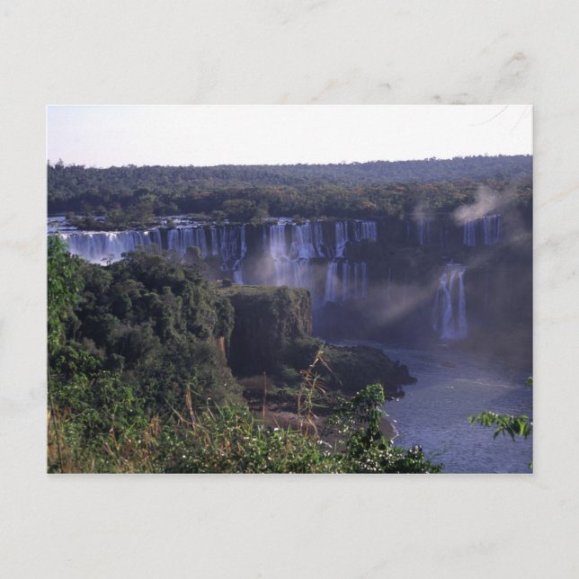 Iguacu Wasserfälle, Brasilien und Argentinien, Pos Postkarte (Vorderseite)