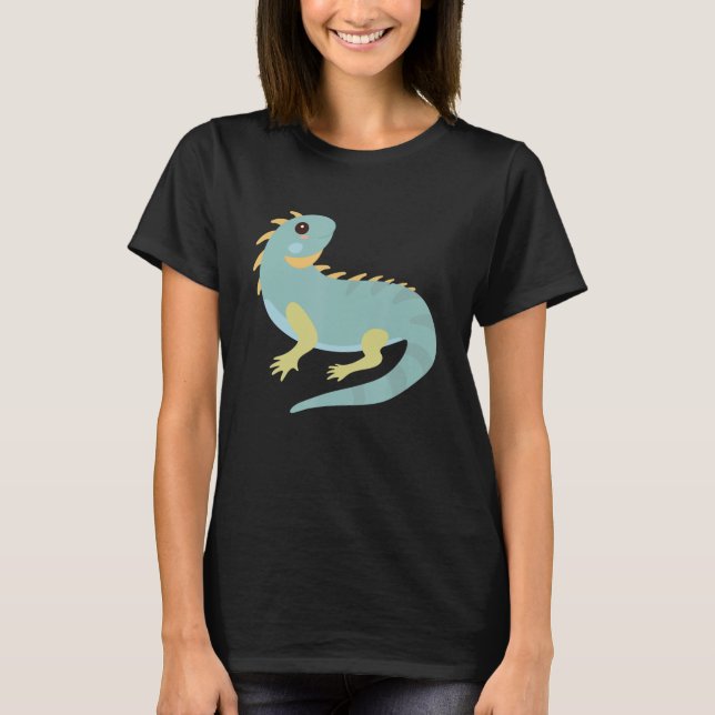 Iguana Animal - Iguana-Geschenk T-Shirt (Vorderseite)