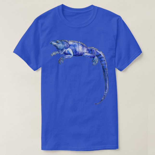 Iguana Azul Blue Iguana T-Shirt (Design vorne)