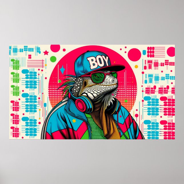 IGUANA B'BOY 9 POSTER (Vorne)