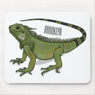 Iguana-Cartoon-Abbildung Mousepad