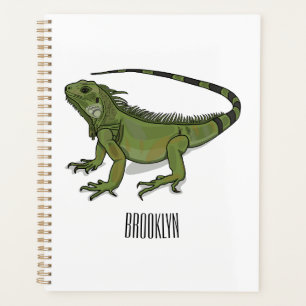Iguana-Cartoon-Abbildung Planer