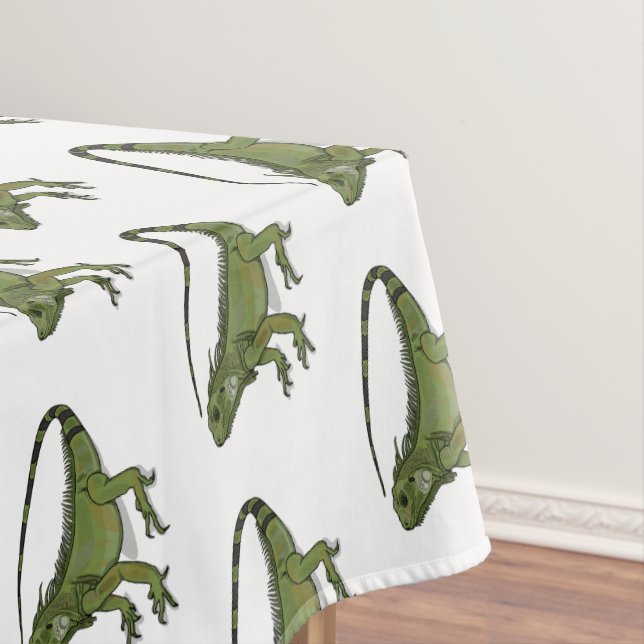 Iguana-Cartoon-Abbildung Tischdecke (Beispiel)