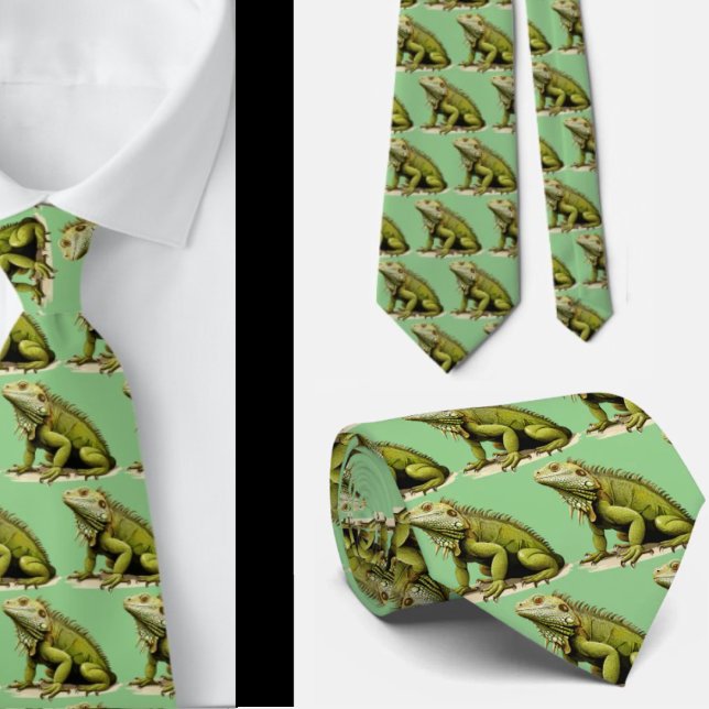 Iguana Daddy Necktie Krawatte (Von Creator hochgeladen)