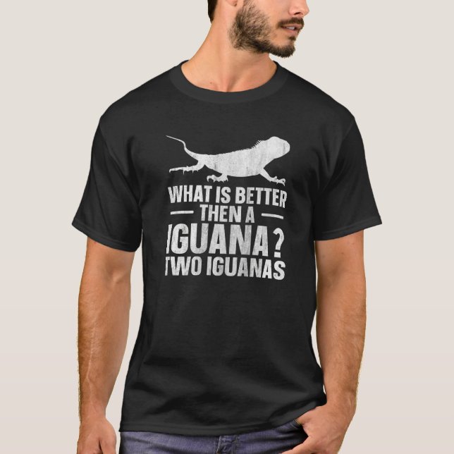 Iguana   Gecko Lizard Reptile Pet T-Shirt (Vorderseite)