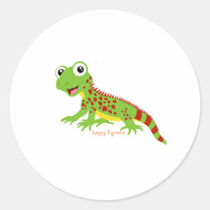 Iguana glücklicher Sticker