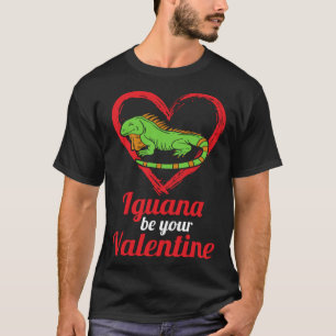 Iguana ist Ihr Valentine Lizard Liebe Tier, das al T-Shirt