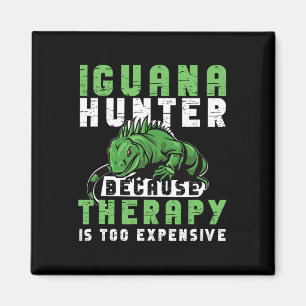 Iguana Jagddesign für Iguana-Jäger Magnet