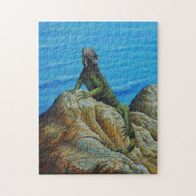 Iguana Jigsaw Puzzle (Vertikal)