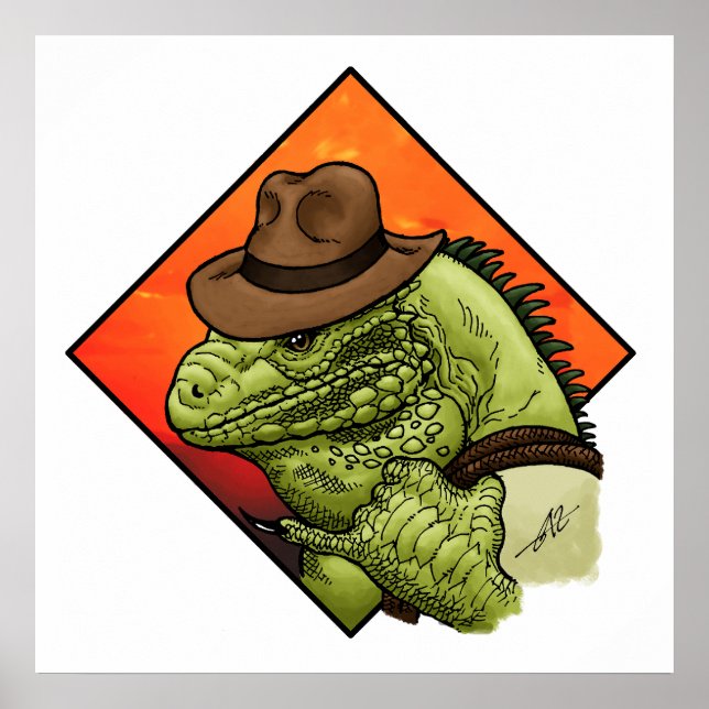 Iguana Jones Poster (Vorne)