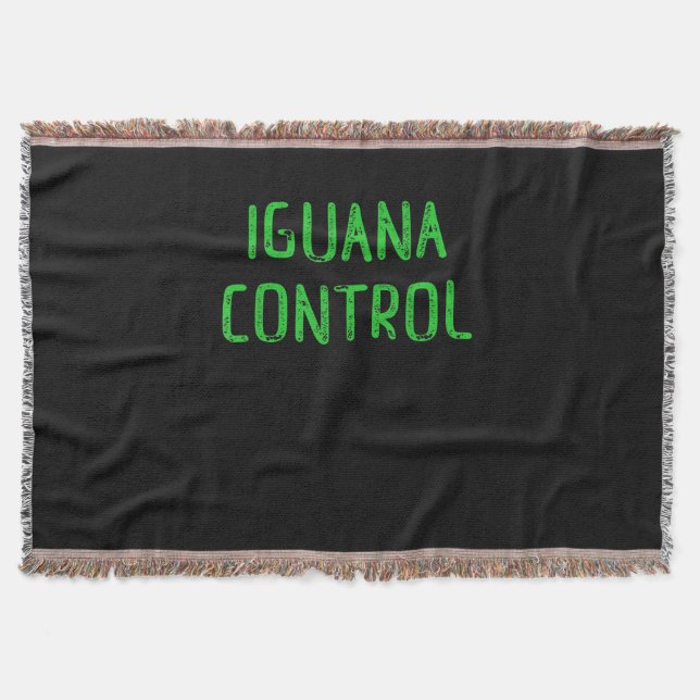 Iguana Kontrolle - Lover Pet Iguana Gift Decke (Vorderseite)