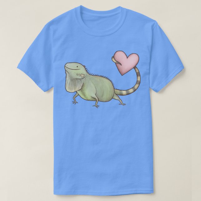 Iguana Liebe Sie 1 T-Shirt (Design vorne)