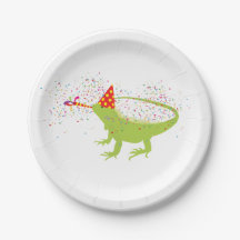 Iguana Lizard Partying Tiere mit Party