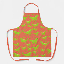 Iguana Lizard Pattern Schürze