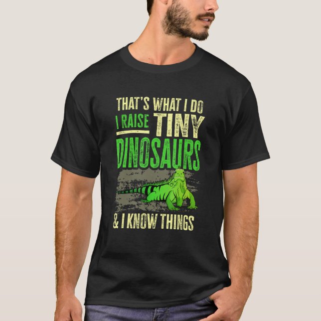 Iguana Lizard Reptile Herpetologist T-Shirt (Vorderseite)