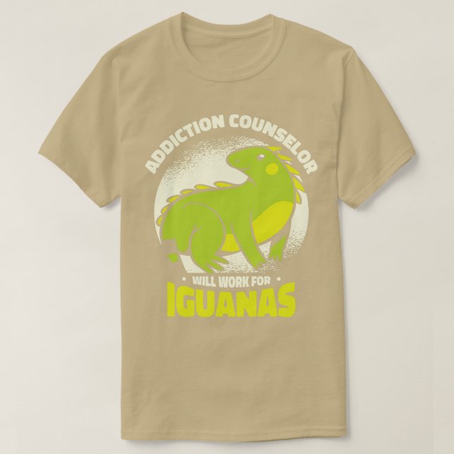 Iguana Lizard SuchtReptil Iguana Lover T-Shirt (Design vorne)
