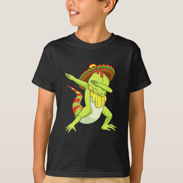 Iguana lustig T-Shirt (Vorderseite)