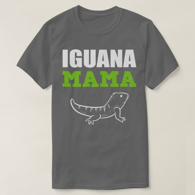 Iguana Mama Animal Caretaker T-Shirt (Design vorne)