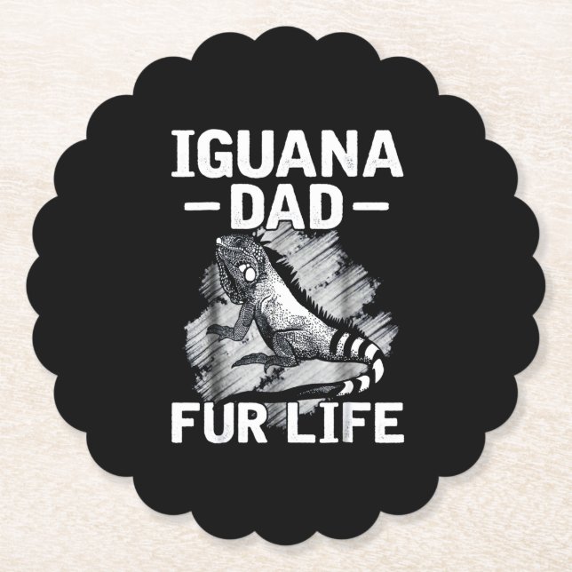 Iguana Papa Untersetzer (Vorderseite)