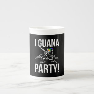 Iguana Party Prozellantasse