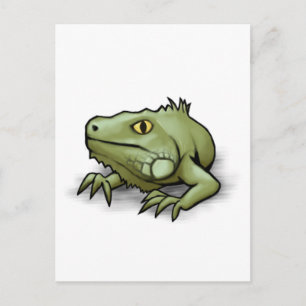 Iguana Postkarte