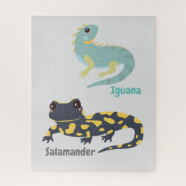 Iguana & Salamander Jigsaw Puzzle
