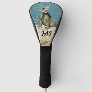 Iguana Tropical Wildlife Fotografy at St. Thomas Golf Headcover