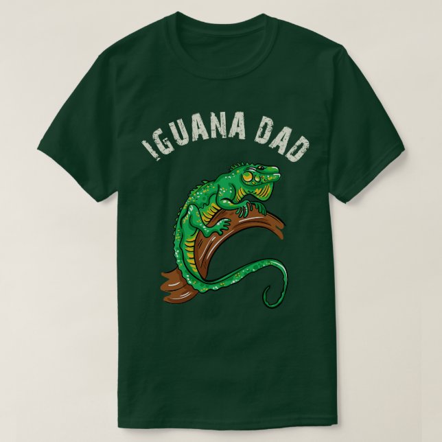 Iguana Vater T-Shirt (Design vorne)