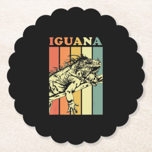 Iguana Vintages Geschenk Untersetzer