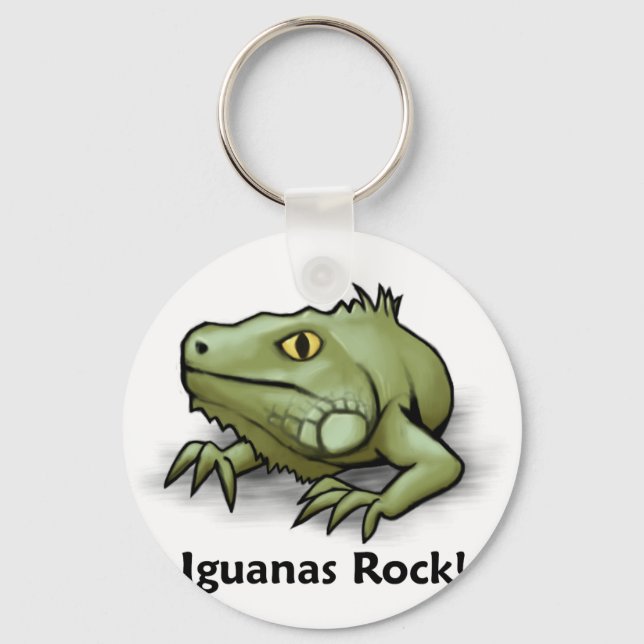 Iguanas Rock! Schlüsselanhänger (Vorderseite)