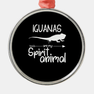 Iguanas sind meine Geist-Tier-Geschenke Männer Fra Ornament Aus Metall