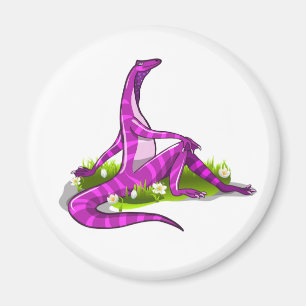 Iguanodon zeigt ihre natürliche Schönheit. Magnet